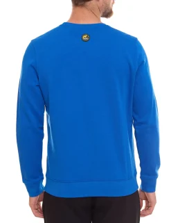 Pullover & Sweater*NORTHERN COUNTRY Herren Pullover mit Markenprint Baumwoll-Sweater Langarm-Shirt 00009468 in Schwarz, Blau, Grün oder Rot