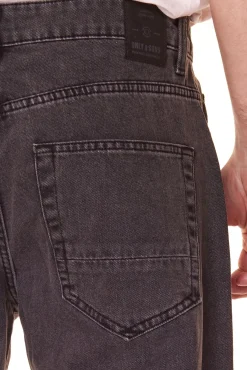 Jeans & Hosen*ONLY & SONS Avi Beam Herren Cropped Jeans verwaschene Hose 22022852 Schwarz