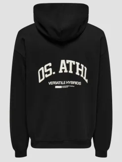 Pullover & Sweater*ONLY & SONS Berry Athl Rlx Hoodies schwarz