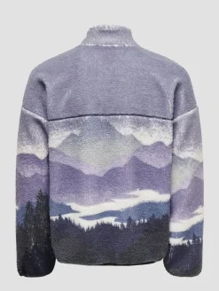 Pullover & Sweater*ONLY & SONS Blaze Aop Hoodies mit durchgehendem Reißverschluss Abenddämmerung