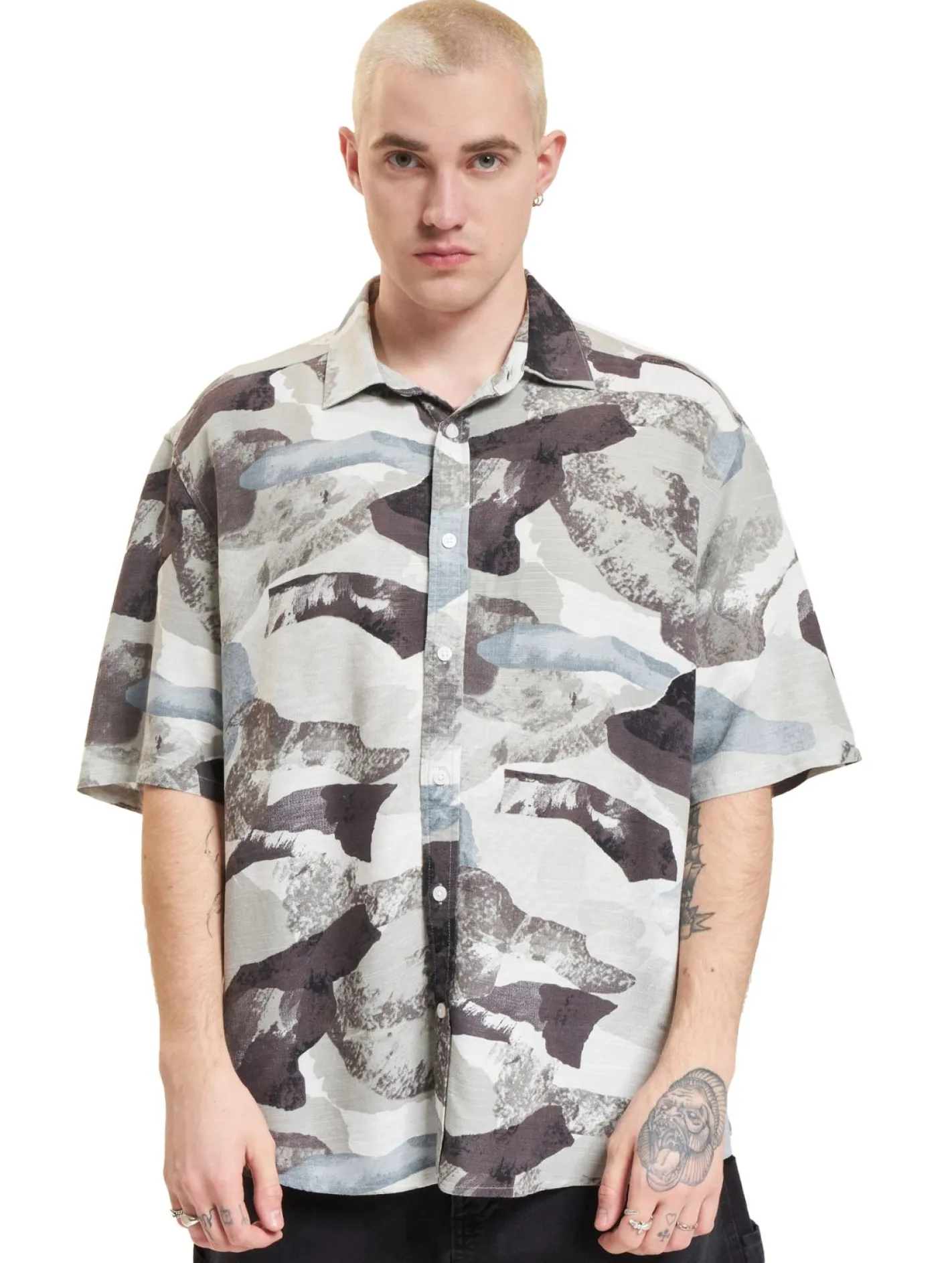 Hemden & Poloshirts*ONLY & SONS Bud Life Linen Hemden Surfspray