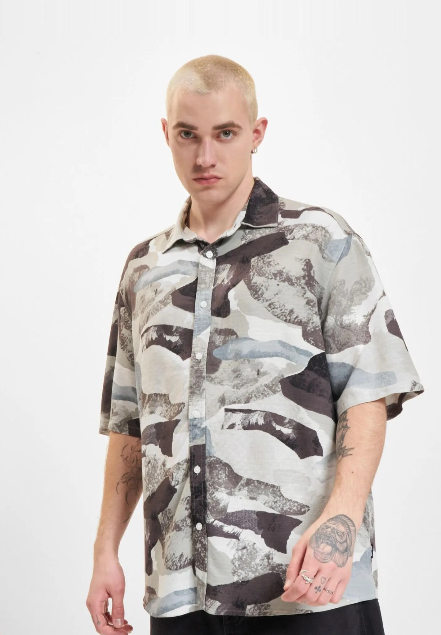 Hemden & Poloshirts*ONLY & SONS Bud Life Linen Hemden Surfspray