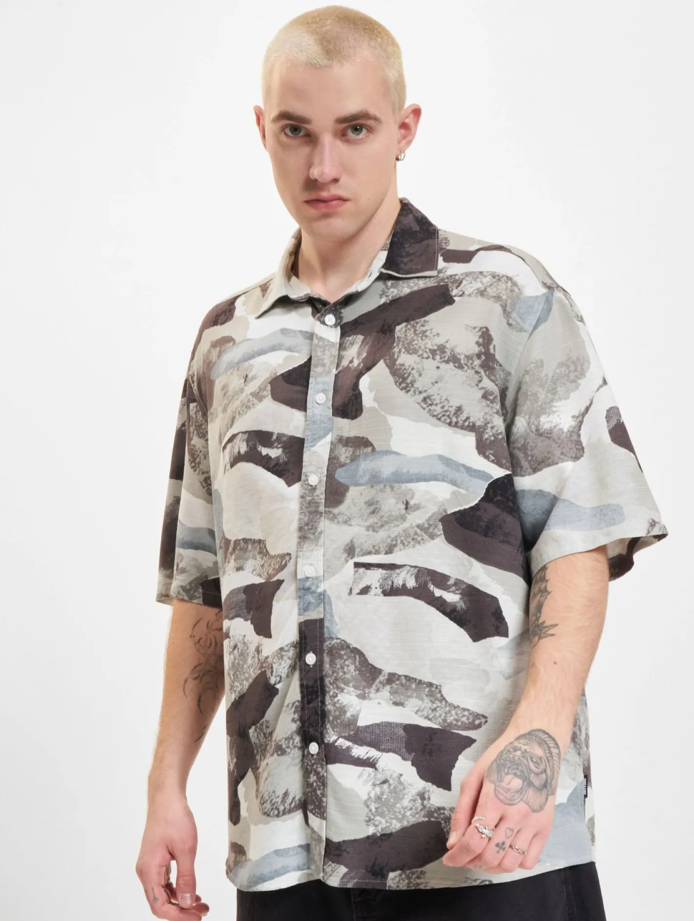 Hemden & Poloshirts*ONLY & SONS Bud Life Linen Hemden Surfspray