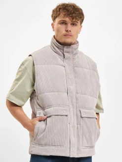 Jacken & Mäntel*ONLY & SONS Cash Courduroy Pufferjacken aschgrau