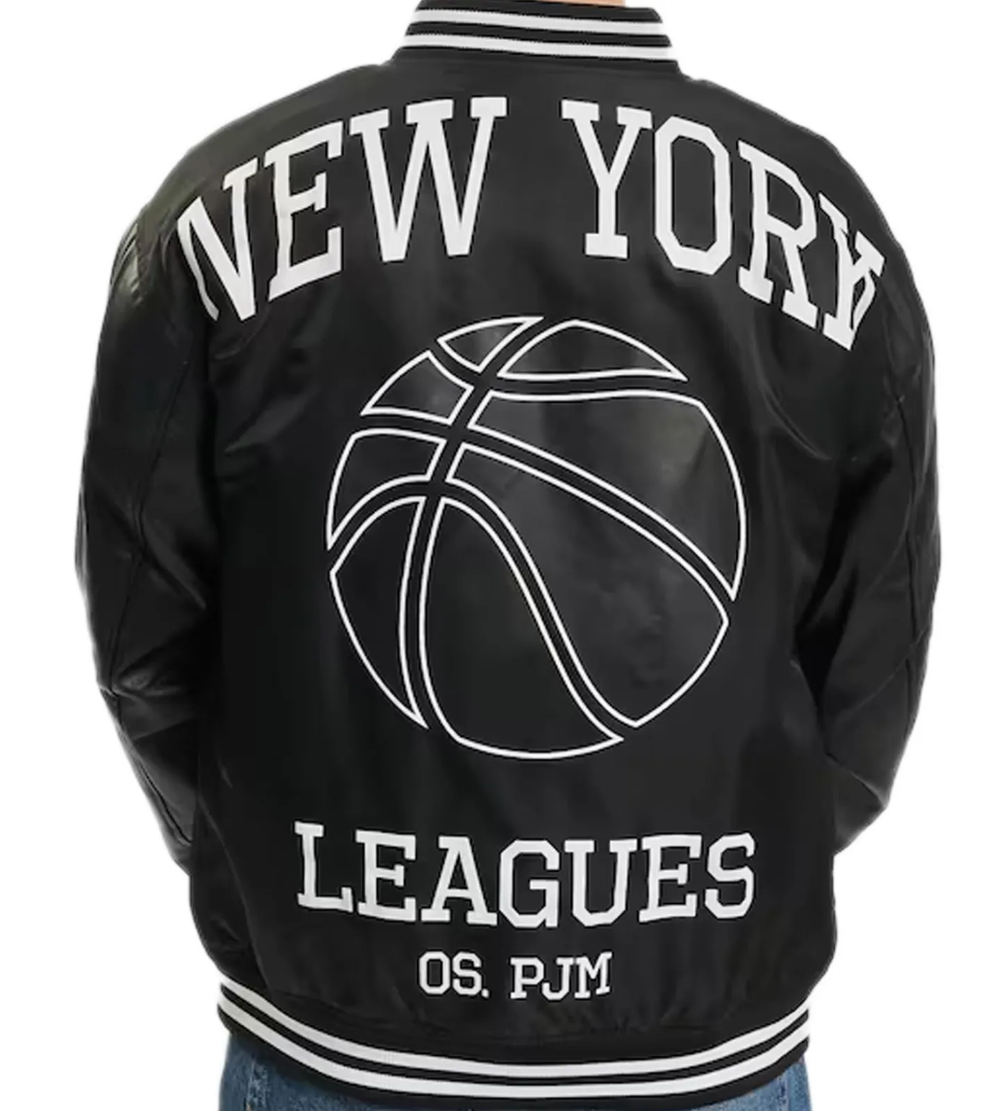 Jacken & Mäntel*ONLY & SONS Chris Varsity Herren Winter-Jacke College-Jacke Bomber-Jacke 22024493 Schwarz/Weiß