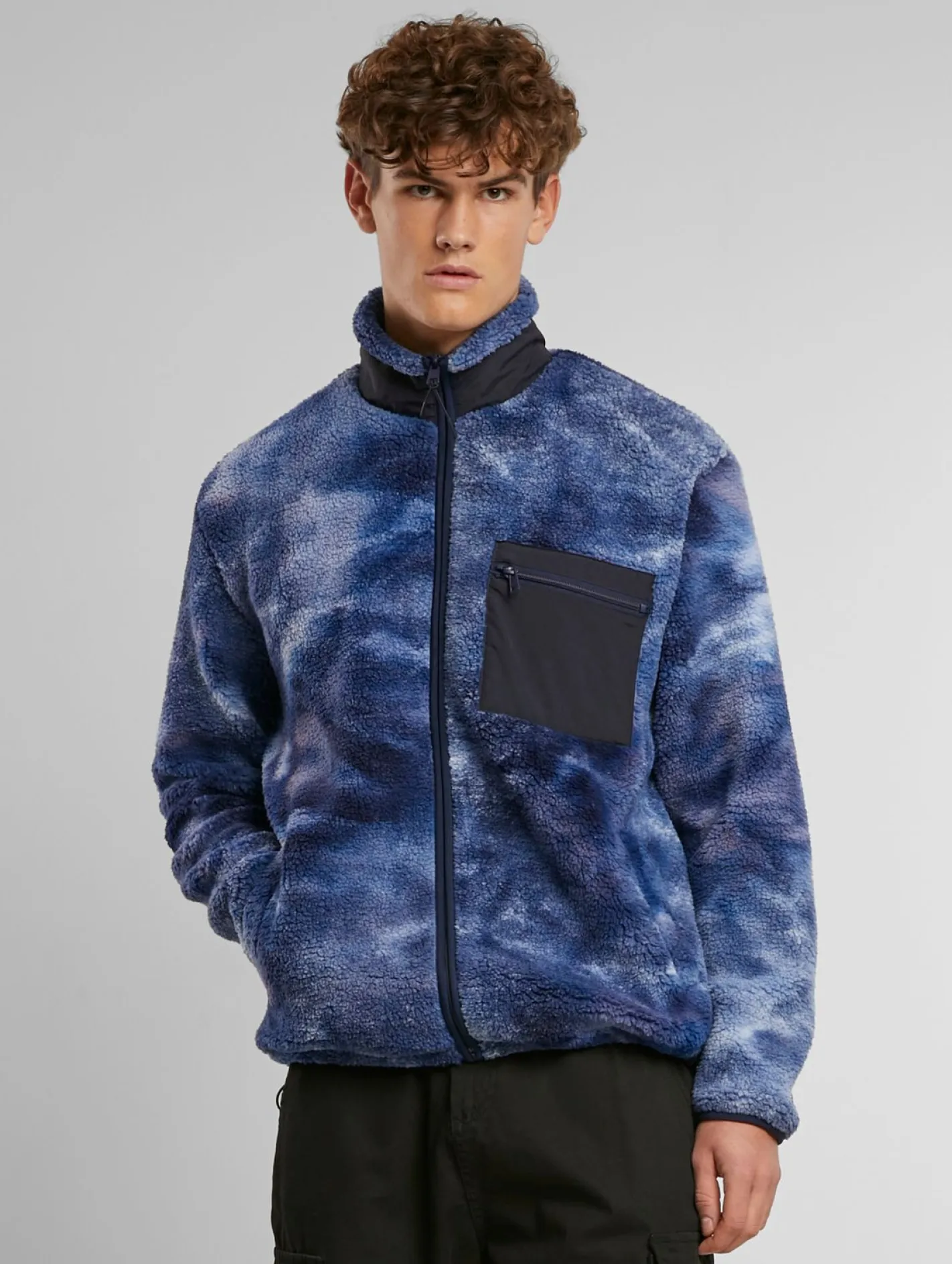 Jacken & Mäntel*ONLY & SONS Dallas Sherpa-Jacke Marineblauer Blazer/Batik