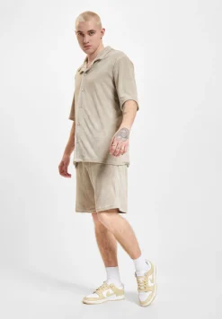 Hemden & Poloshirts*ONLY & SONS Deniz Terry Hemden mit silbernem Futter