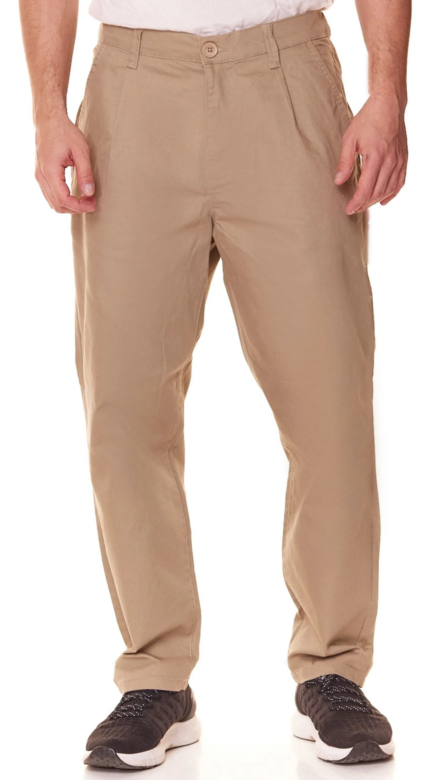 Jeans & Hosen*ONLY & SONS Dew Tapered Herren Stoff-Hose Chino-Hose 22021486 Hell-Beige