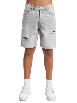 Shorts & Bermudas*ONLY & SONS Edge Dest 9639 Destroyed Denim Shorts hellgrauer Denim