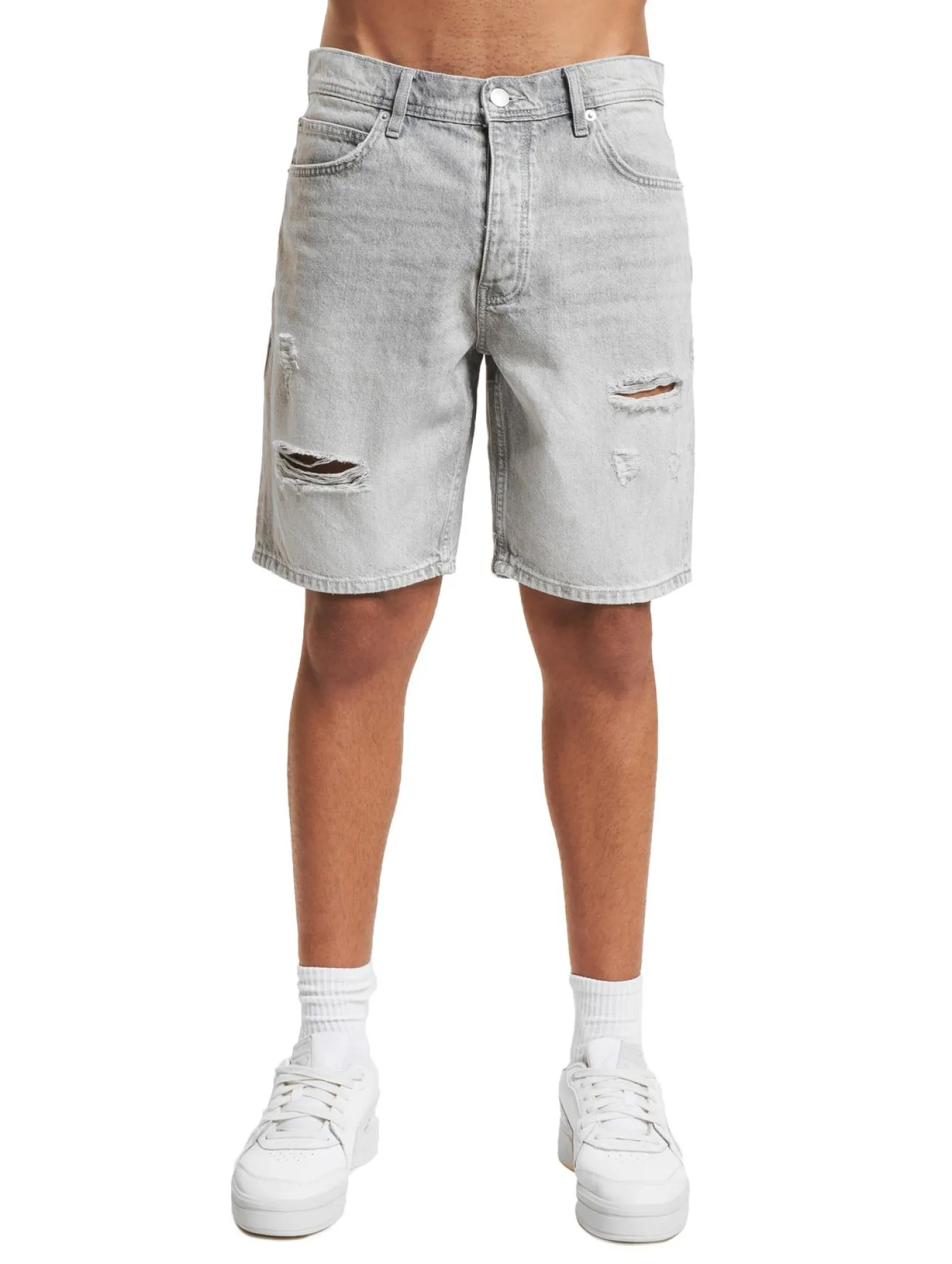 Shorts & Bermudas*ONLY & SONS Edge Dest 9639 Destroyed Denim Shorts hellgrauer Denim