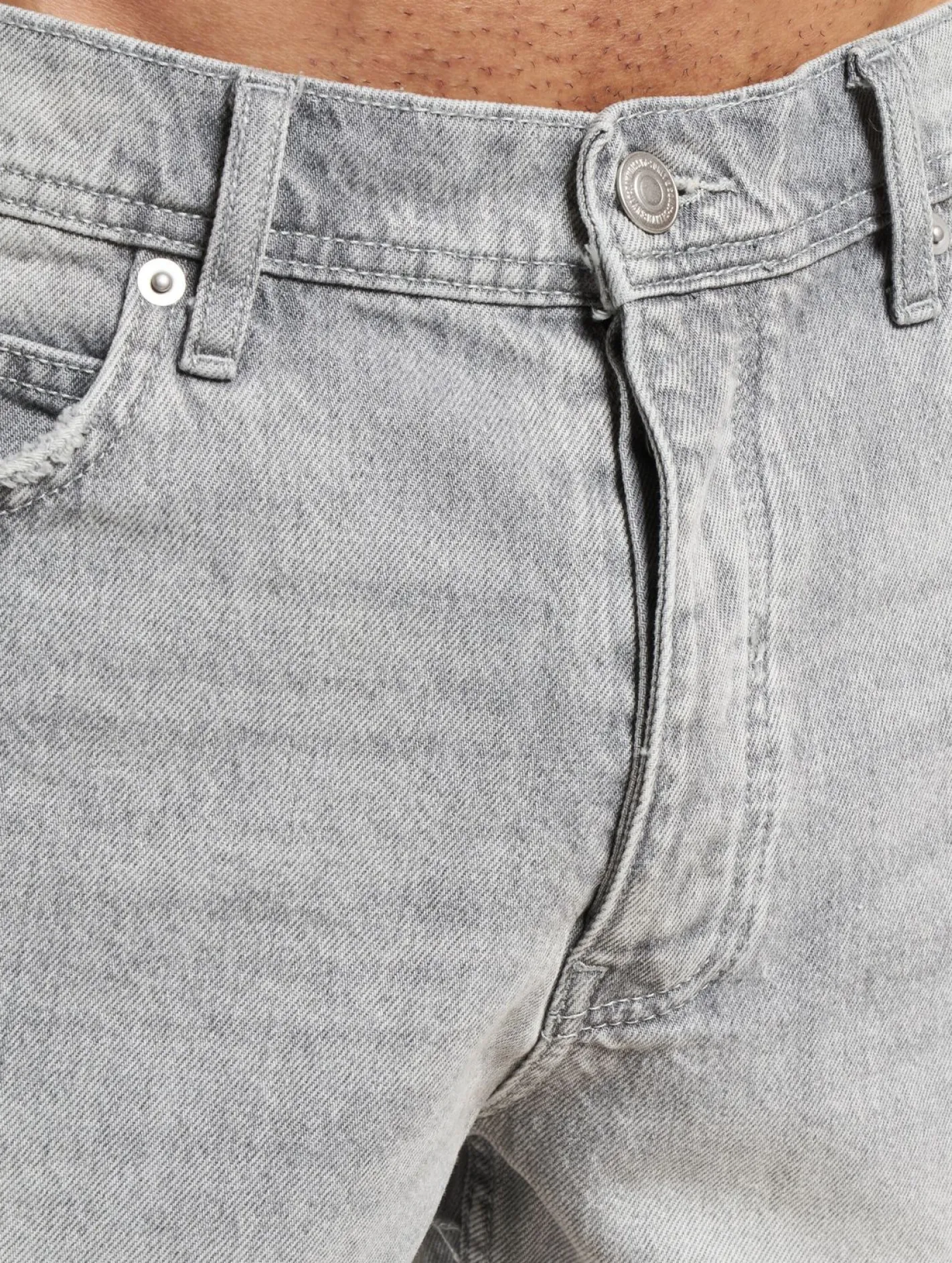 Shorts & Bermudas*ONLY & SONS Edge Dest 9639 Destroyed Denim Shorts hellgrauer Denim