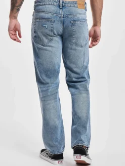 Jeans & Hosen*ONLY & SONS Edge Destroy Locker geschnittene Jeans in Hellblau