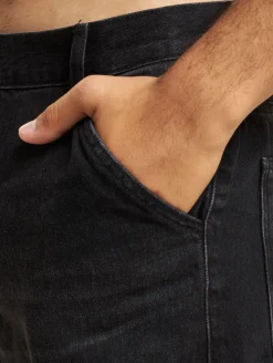 Jeans & Hosen*ONLY & SONS Edge Straight 4Pkt 0829 Cargohosen verwaschen schwarz