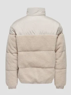 Jacken & Mäntel*ONLY & SONS Eli Sherpa Mix Pufferjacken mit silbernem Futter