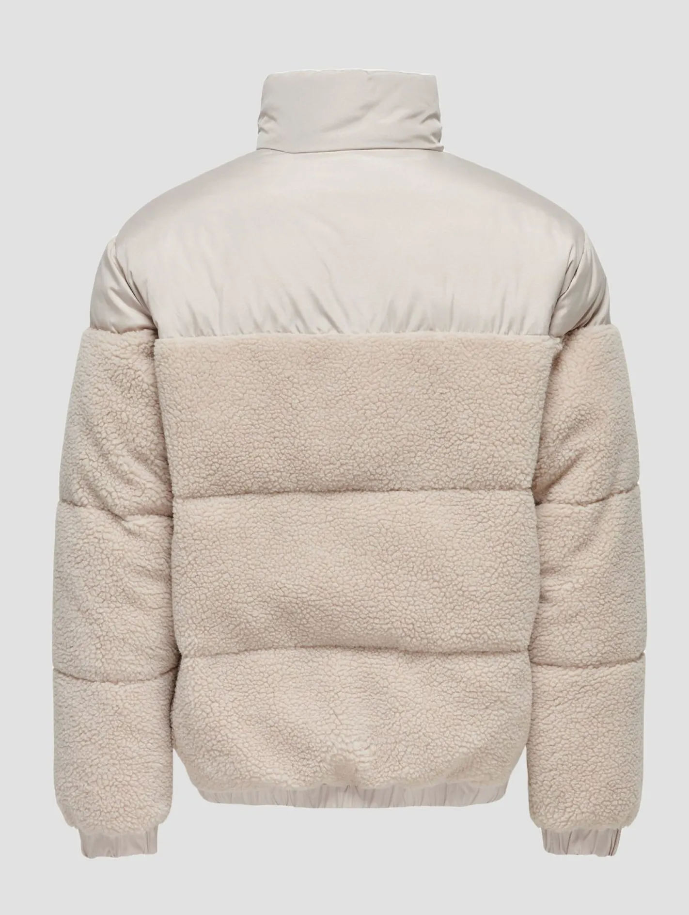 Jacken & Mäntel*ONLY & SONS Eli Sherpa Mix Pufferjacken mit silbernem Futter