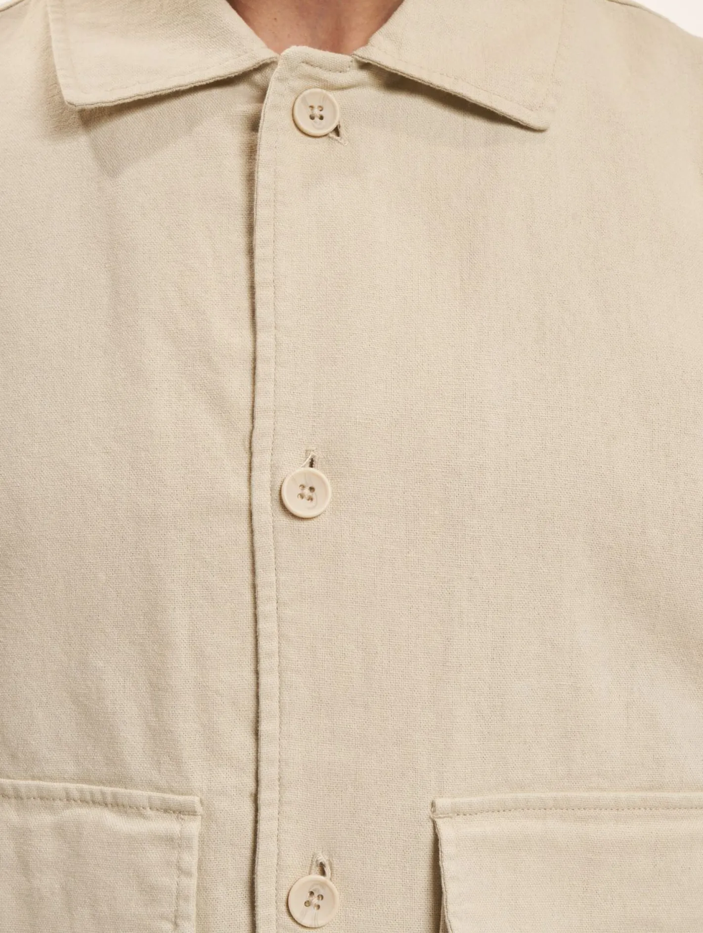 Jacken & Mäntel*ONLY & SONS Eliot Linen 0007 Übergangsjacken Silberfutter