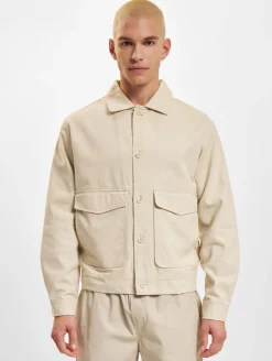 Jacken & Mäntel*ONLY & SONS Eliot Linen 0007 Übergangsjacken Silberfutter