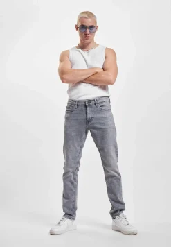 Jeans & Hosen*ONLY & SONS Loom 3227 Slim Fit Jeans in Hellgrau