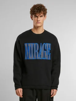 Pullover & Sweater*ONLY & SONS Lumi Rlx 5 Rundhals-Strickpullover schwarz