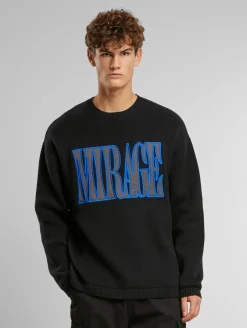 Pullover & Sweater*ONLY & SONS Lumi Rlx 5 Rundhals-Strickpullover schwarz