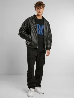 Pullover & Sweater*ONLY & SONS Lumi Rlx 5 Rundhals-Strickpullover schwarz