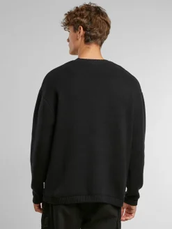 Pullover & Sweater*ONLY & SONS Lumi Rlx 5 Rundhals-Strickpullover schwarz