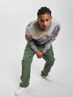 Pullover & Sweater*ONLY & SONS Maxin 12 Relaxed Crew Knit Sweatshirt Mittelgrau Melange