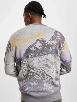 Pullover & Sweater*ONLY & SONS Maxin 12 Relaxed Crew Knit Sweatshirt Mittelgrau Melange