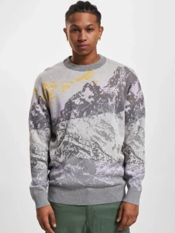 Pullover & Sweater*ONLY & SONS Maxin 12 Relaxed Crew Knit Sweatshirt Mittelgrau Melange