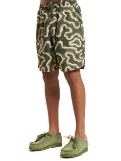 Shorts & Bermudas*ONLY & SONS Noy Abstract Shorts in staubigem Olivgrün