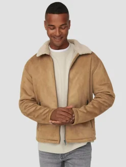 Jacken & Mäntel*ONLY & SONS Royce Shearling Winterjacken toasted coconut