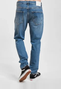 Jeans & Hosen*ONLY & SONS Yoke MB 9360 Dot Tapered Fit Jeans mittelblauer Denim