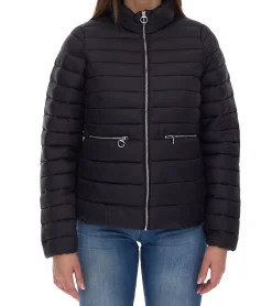 Mäntel & Jacken*ONLY Madeline Damen stylische Stepp-Jacke Übergangs-Jacke mit Stehkragen Basic-Jacke 15242441 Schwarz
