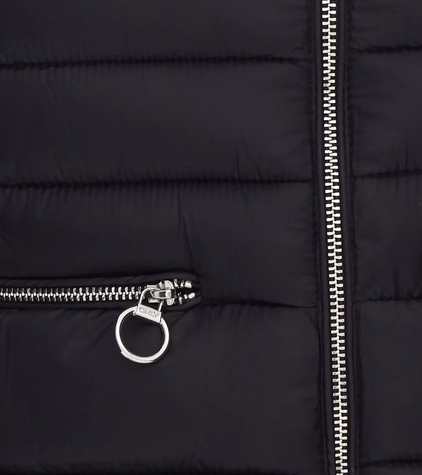 Mäntel & Jacken*ONLY Madeline Damen stylische Stepp-Jacke Übergangs-Jacke mit Stehkragen Basic-Jacke 15242441 Schwarz