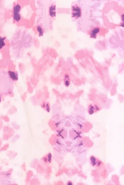 Tops & T-Shirts*ONLY ONLALMA Damen Sommer-Top im Batik Look ärmelloses Freizeit-Shirt mit tiefem Ausschnitt 92042750 Rosa/Lila/Weiß