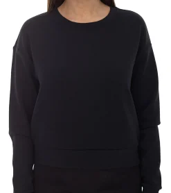 Sweater & Pullover*ONLY Play Damen Rundhals-Pullover Sweat-Shirt Basic-Pullover 15230217 Schwarz