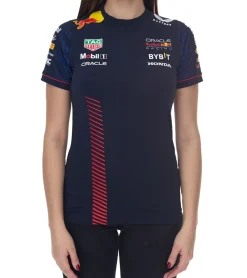 Fitnessmode & Jogginghosen|Tops & T-Shirts*Oracle Red Bull Racing Formel 1 F1 Team Verstappen Pérez Damen T-Shirt mit Grafikdrucken Sport-Shirt TF2644 Navy
