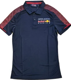 Hemden & Poloshirts*Oracle Red Bull Racing x Aston Martin Herren dünnes Polo-Shirt Kurzarm-Shirt 1701010 502 Dunkelblau/Rot