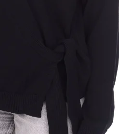 Sweater & Pullover*OTTO Damen Baumwoll-Cardigan stylischer Strick-Pullover mit V-Ausschnitt 18068627 Schwarz