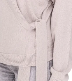 Sweater & Pullover*OTTO Damen Baumwoll-Cardigan stylischer Strick-Pullover mit V-Ausschnitt 29462254 Beige