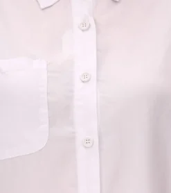 Kleider|Poloshirts & Blusen*OTTO Damen Blusenkleid Sommer-Bluse mit Kent-Kragen Langarm-Shirt 89347006 Weiß