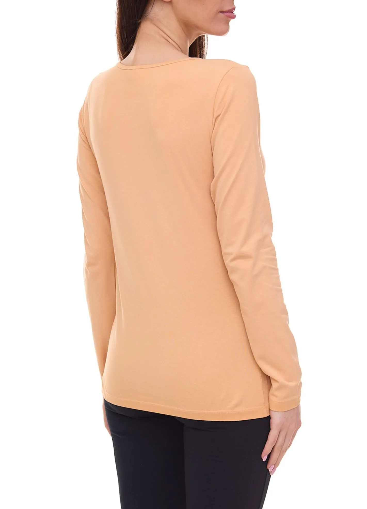 Tops & T-Shirts*OTTO products Langarm-Shirt nachhaltiges Damen Baumwoll-Shirt 25824245 Apricot