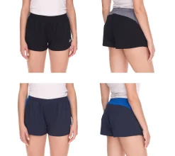 Sportunterbekleidung|Shorts & Bermudas*Outfitter OCEAN FABRICS Fitness-Shorts für Damen nachhaltige Sport-Hose Tahi Training OUT-W-1025-OTW in Navy/Blau oder Schwarz/Grau