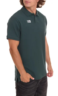 Hemden & Poloshirts*Outfitter OCEAN FABRICS Herren Polo-Hemd angenehmes Sommer-Shirt 1049-OTW-24 Grün