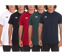Hemden & Poloshirts*Outfitter OCEAN FABRICS Herren Polo-Hemd angenehmes Polo-Shirt Sommer-Shirt 1049 Weiß, Rot, Schwarz, Grün oder Dunkelblau