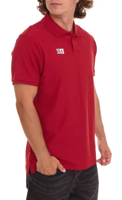 Hemden & Poloshirts*Outfitter OCEAN FABRICS Herren Polo-Hemd angenehmes Polo-Shirt Sommer-Shirt 1049 Weiß, Rot, Schwarz, Grün oder Dunkelblau