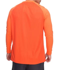 Sportoberbekleidung|Ballsport*Outfitter OCEAN FABRICS Tahi Herren Torwart-Trikot Feuchtigkeitsregulierend und Schnelltrocknend Langarm-Shirt Fußball Longsleeve OUT-M-1033-OTW-81 Orange