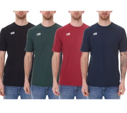 T-Shirts & Tank Tops*Outfitter OCEAN FABRICS TAHI T-Shirt nachhaltiges Herren Präsentations-Shirt Sommer-Shirt Sport OUT-M-1020-OTW , Dunkelblau, Schwarz oder Grün Rot