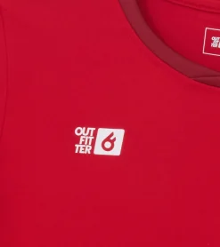 Sportoberbekleidung|T-Shirts & Tank Tops*Outfitter OCEAN FABRICS TAHI Match Kinder-Trikot nachhaltiges Mädchen und Jungen Training-Shirt mit Mesh-Einsätzen Fitness-Shirt Kurzarm-Shirt OUT-K-1046-OTW-34 Rot