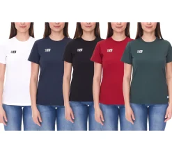 Tops & T-Shirts*Outfitter OCEAN FABRICS TAHI T-Shirt nachhaltiges Damen Präsentations-Shirt Sommer-Shirt Sport OUT-W-1020-OTW Rot, Grün, Dunkelblau, Schwarz oder Weiß